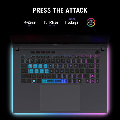 ASUS ROG Strix G16 (2025) Gaming Laptop, 16” FHD+ 16:10 165Hz/3ms Display, NVIDIA® GeForce RTX™ 5060 Laptop GPU, Intel® Core™ i7 Processor 14650HX, 16GB DDR5, 1TB Gen 4 SSD, Wi-Fi 7, Windows 11 Home