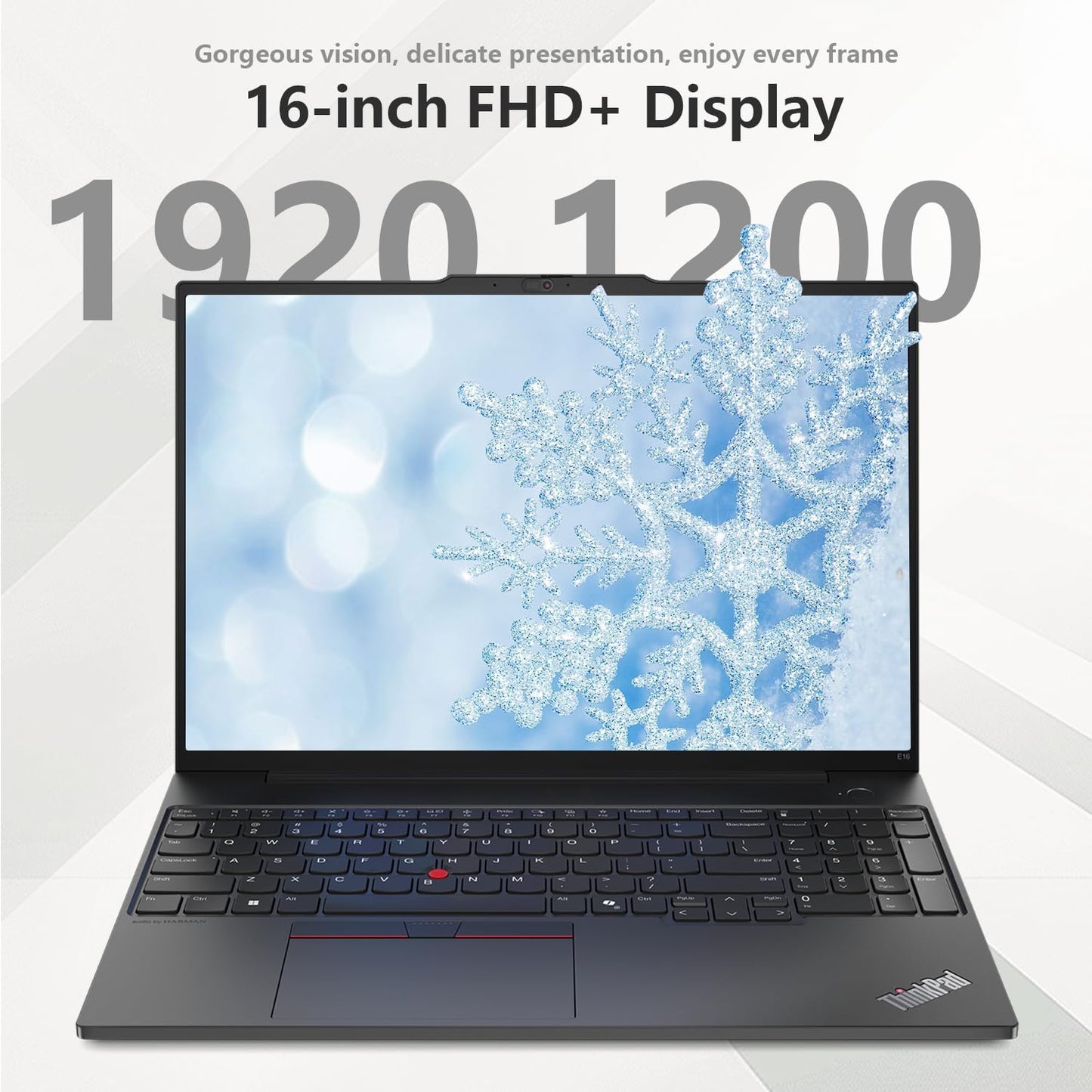 Lenovo ThinkPad E16 Gen 2 Laptop | 16" FHD+ | AMD Ryzen 7 7735U | 32GB DDR5 RAM | 1TB SSD | Fingerprint | Backlit Keyboard | | Webcam | HDMI | Wi-Fi 6 | Windows 11 Pro | Black | with Bundle Set