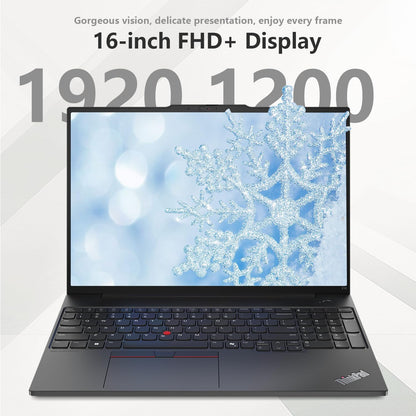 Lenovo ThinkPad E16 Gen 2 Laptop | 16" FHD+ | AMD Ryzen 7 7735U | 32GB DDR5 RAM | 1TB SSD | Fingerprint | Backlit Keyboard | | Webcam | HDMI | Wi-Fi 6 | Windows 11 Pro | Black | with Bundle Set