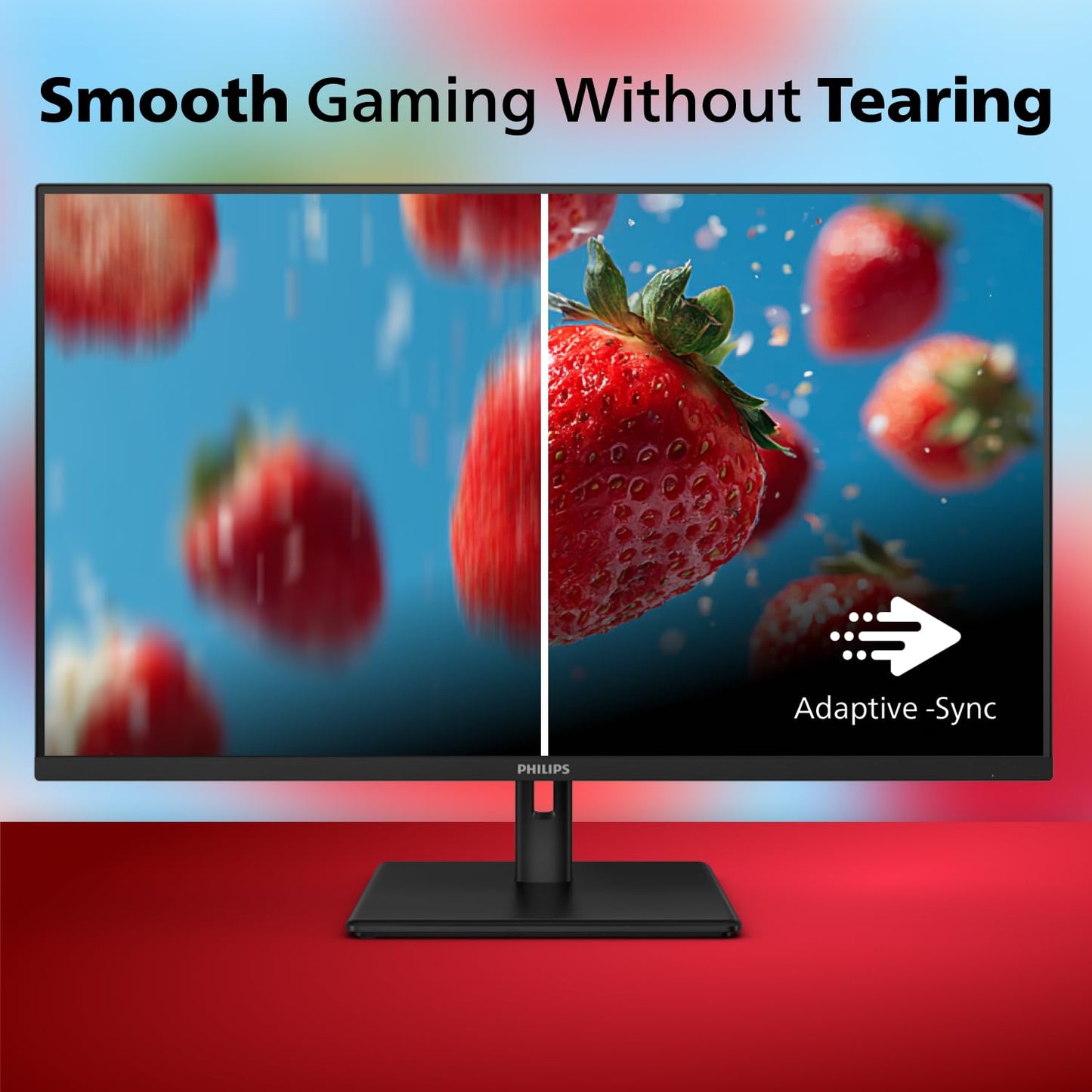 Philips 32E1N1100L 32"' Frameless Monitor, FHD 1920 x 1080, VA Panel, Adaptive-Sync 100Hz, VESA, 4Yr Advance Replacement Warranty, Black