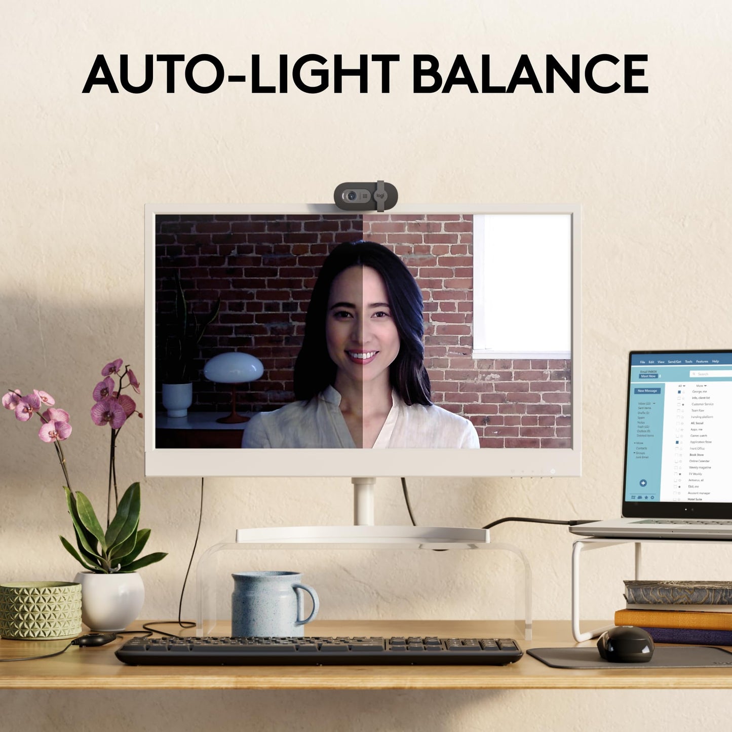 Logitech Brio 101 Full HD 1080p Webcam for Meetings, Streaming, Desktop, Laptop, PC - Built-in Mic, Shutter, Works with Zoom, Microsoft Teams, Nintendo Switch 2’s New GameChat Mode, USB-A,-Black