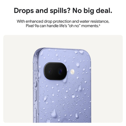 Google Pixel 9a with Gemini - Unlocked Android Smartphone with Incredible Camera and AI Photo Editing, All-Day Battery, and Powerful Security - Porcelain - 128 GB