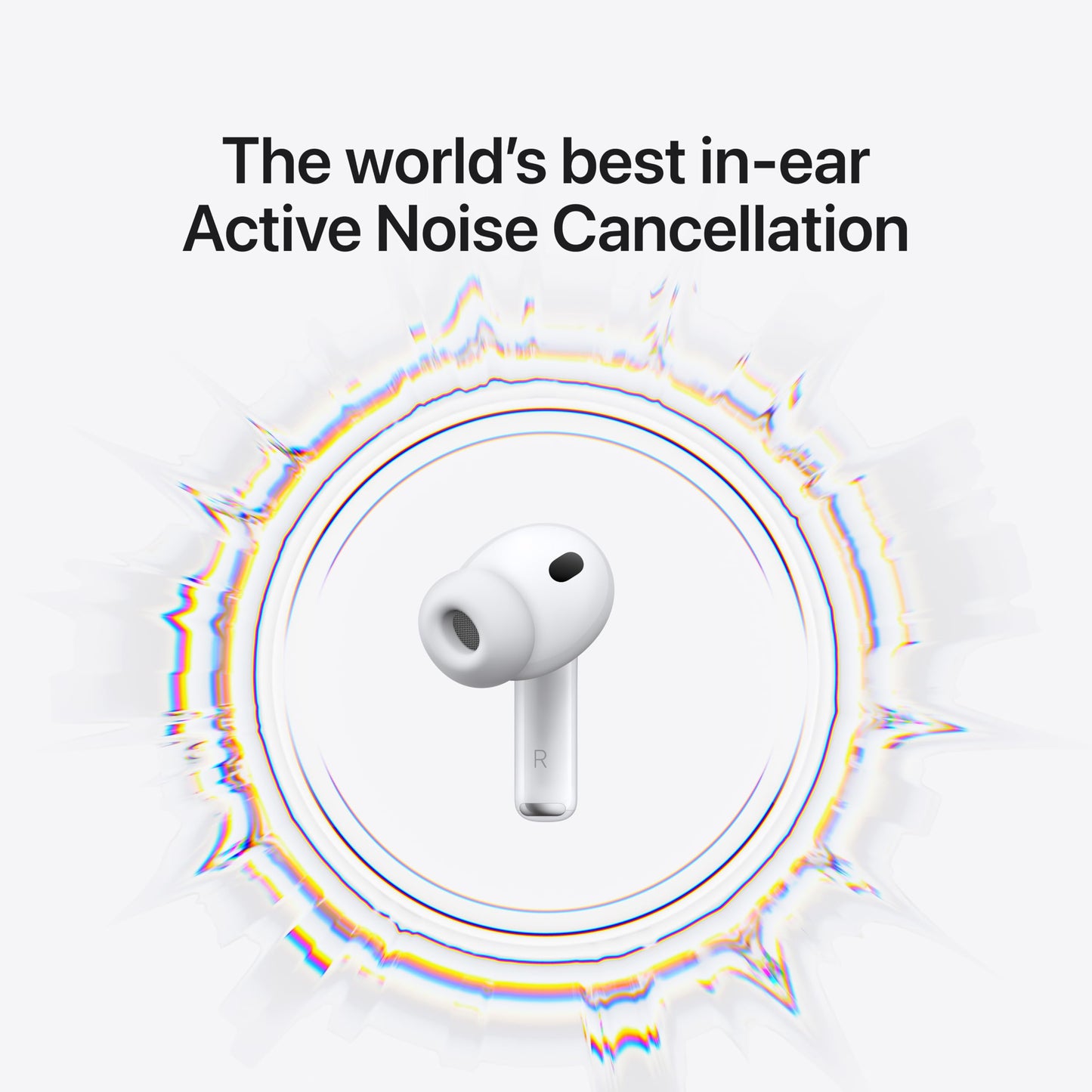 Apple AirPods Pro 3 Wireless Earbuds, Active Noise Cancellation, Live Translation, Heart Rate Sensing,Hearing Aid Feature,Bluetooth Headphones,Spatial Audio, High-Fidelity Sound, USB-C Charging, White