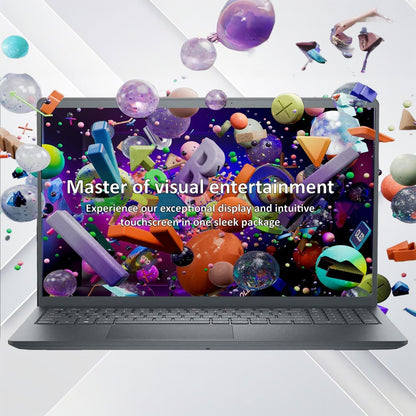 Dell Inspiron 15.6" FHD Touchscreen Laptop | Intel Core i5-1334U CPU | 12GB RAM | 768GB Storage (256GB PCIe SSD + 512GB External) | Long Battery Life | Win 11 with Office 365 for The Web | w/o Mouse