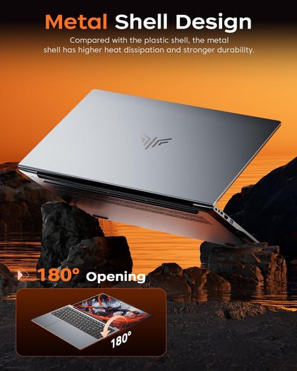 MALLRACE 2026 AMD Gaming Laptop, 16 inch Laptop Computer with AMD Ryzen 7 7730U Series(8C/16T, Up to 4.5GHz), 16GB RAM 512GB NVMe SSD Laptop, AMD Radeon Graphics, WiFi-6, Backlit KB, HDMI
