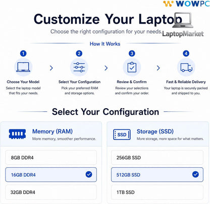 Customized ASUS Vivobook 14 FHD Laptop | Intel 13th Core i3, Up to 4.5GHz | 8/12/16/24/40GB DDR4 RAM | 256GB/512GB/1TB/2TB/4TB PCIe SSD | Win 11 | Wi-Fi 6E | HDMI | NumberPad | Thin & Light