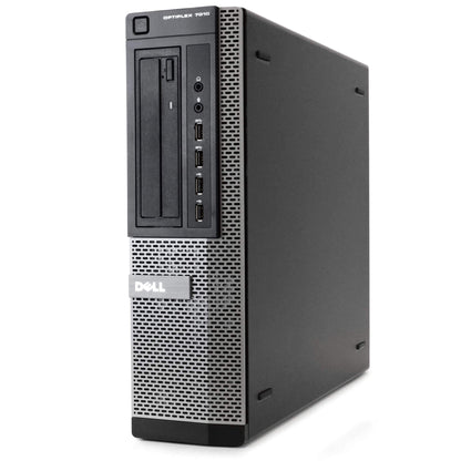 Refurbish Dell Desktop Computer Package Compatible with Dell Optiplex 7010 Intel Quad Core i5 3.2GHz, 8GB Ram, 500GB HDD, 19-inch LCD, DVD, WiFi, Keyboard, Mouse, Windows 11 Pro