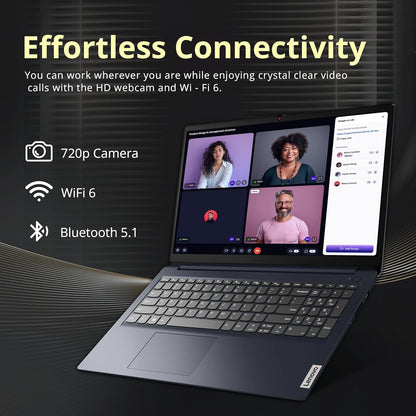 Lenovo Latest 15.6'' FHD Touchscreen Laptop with Microsoft Office for Web, Powerful 13th Intel Core i5 Processor (Beats 12th i7), 16GB RAM, 628GB SSD (500GB External), Windows 11, Long Battery Life