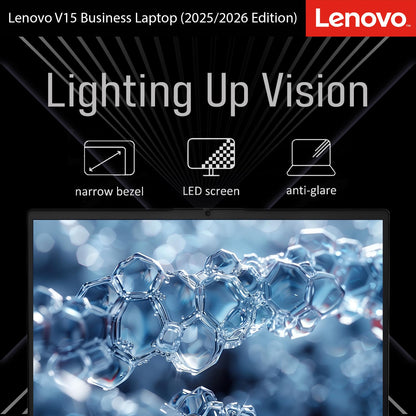 Lenovo 2026 Latest Business and Student Laptop, Ryzen 3 7320U(Outperforms Intel i7-1065G7), 16GB DDR5, 512GB PCIE, 15.6" FHD IPS Display, Wi-Fi 6, Bluetooth 5.3, Long Battery Life, Windows 11 Pro