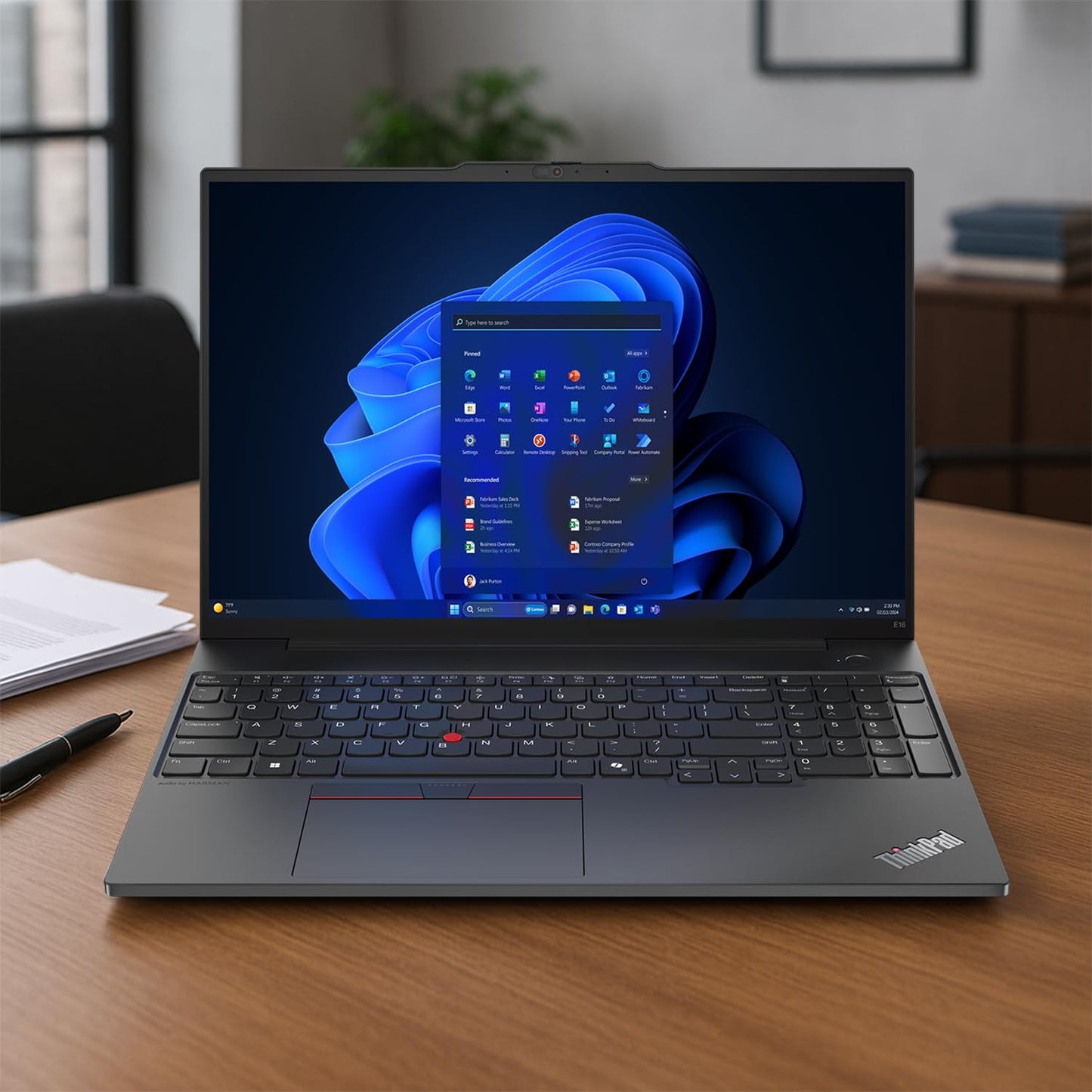 Lenovo ThinkPad E16 Gen 2 Laptop | 16" FHD+ | AMD Ryzen 7 7735U | 32GB DDR5 RAM | 1TB SSD | Fingerprint | Backlit Keyboard | | Webcam | HDMI | Wi-Fi 6 | Windows 11 Pro | Black | with Bundle Set