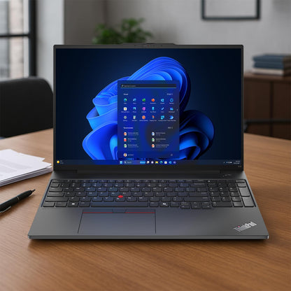 Lenovo ThinkPad E16 Gen 2 Laptop | 16" FHD+ | AMD Ryzen 7 7735U | 32GB DDR5 RAM | 1TB SSD | Fingerprint | Backlit Keyboard | | Webcam | HDMI | Wi-Fi 6 | Windows 11 Pro | Black | with Bundle Set