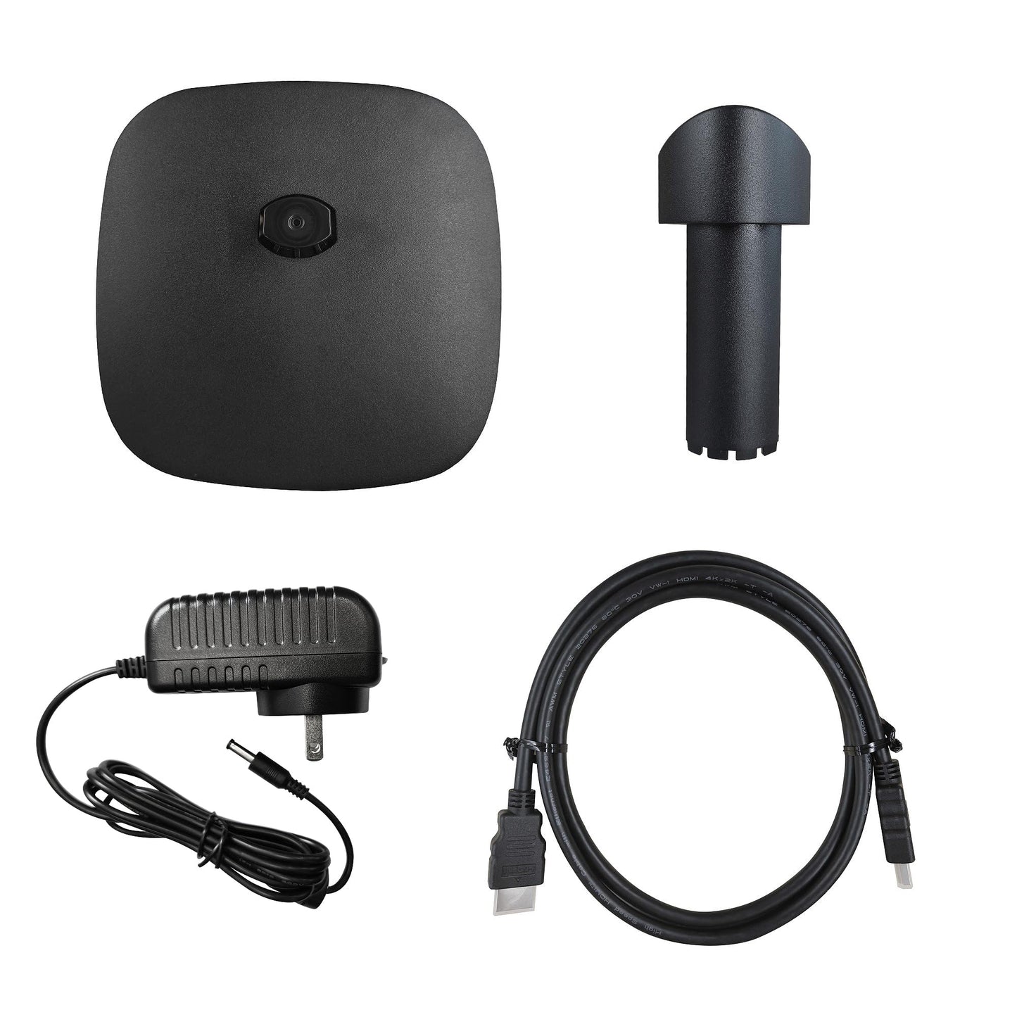 Basics 24 Inch (23.8 inch viewable) Monitor, FHD 1080P, Max 100Hz, VESA Compatible, Built-in Speakers, Black