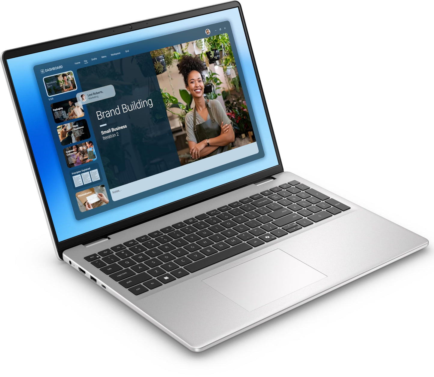 Dell 16 Touchscreen Laptop DC16251, Intel Core 7 150U(up to 5.4 GHz), 32GB DDR5, 1TB SSD, 16:10 2K（1920 x 1200 300 Nits Display, Win 11 Pro, Copilot Key, Fingerprint & Backlit KB