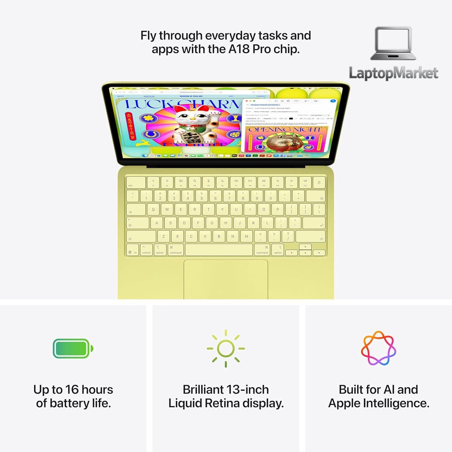 Apple 2026 MacBook Neo 13-inch Laptop with A18 Pro chip: Built for AI and Apple Intelligence, Liquid Retina Display, 8GB Unified Memory, 256GB SSD Storage, 1080p FaceTime HD Camera; Blush