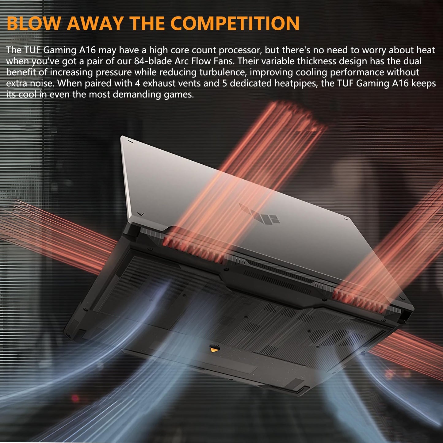 ASUS TUF A16 Gaming Laptop | 16" WUXGA IPS 144Hz | AMD 6-Core Ryzen 7 7445HS | 16GB DDR5 512GB SSD | NVIDIA GeForce RTX 4050 (194 AI Tops) | Backlit Keyboard USB 4 Wi-Fi 6 Win11 w/DLCA Accessory