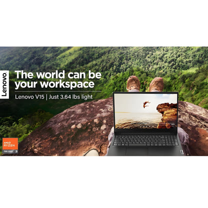 Lenovo 2026 New V15 Laptop for Student & Business with Microsoft Office on the Web, AMD Ryzen 3 7320U (Beat i7-1065G7), 15.6'' FHD, 16GB RAM, 256GB SSD, Ethernet Port RJ-45, Windows 11 Pro, No Mouse