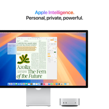 Apple 2024 Mac mini Desktop Computer with M4 chip with 10‑core CPU and GPU: Built for Apple Intelligence, 16GB Unified Memory, 256GB SSD Storage, Gigabit Ethernet. Works with iPhone/iPad