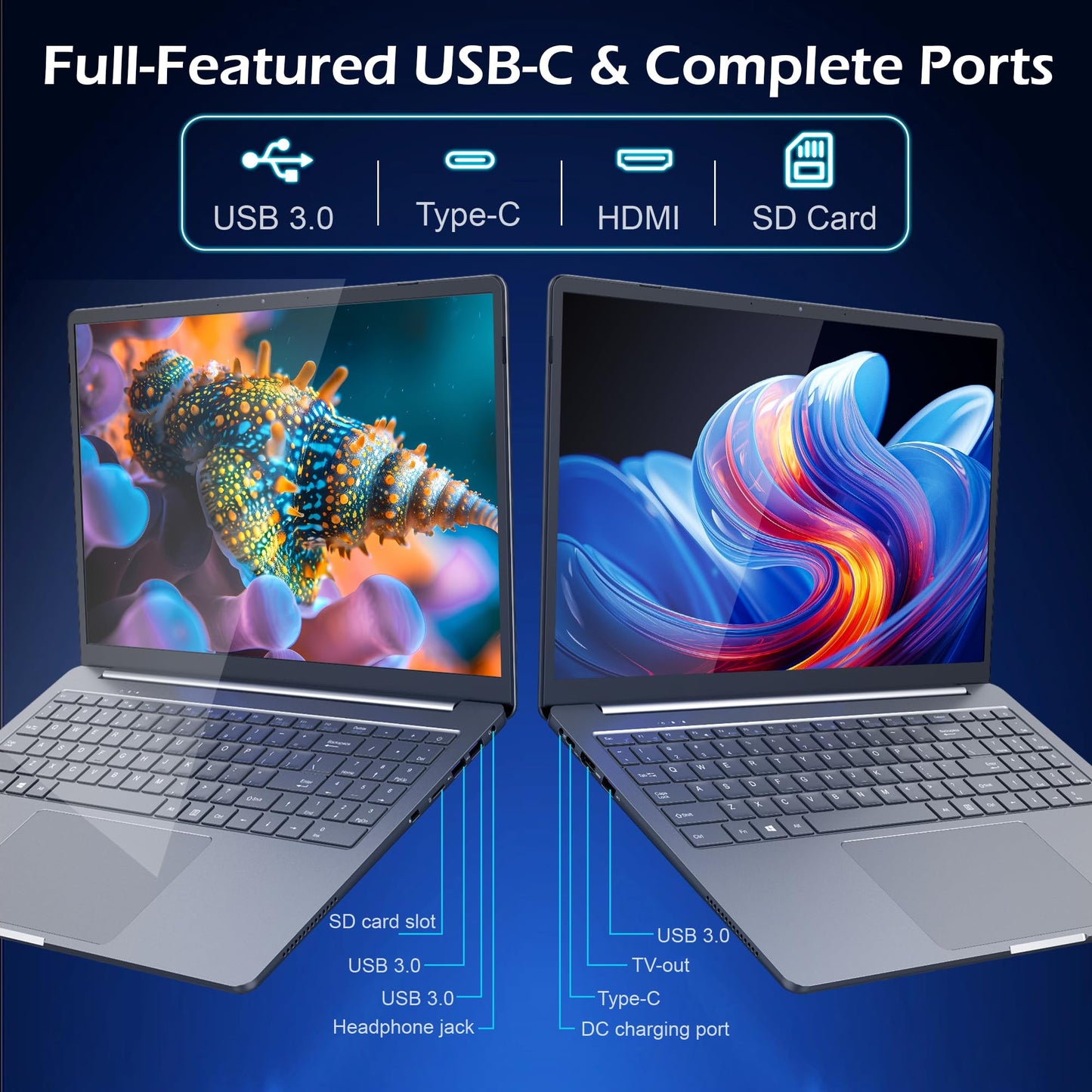 16 inch Touchscreen Laptop,Laptop Computer with Quad Core N95 Processor (Up to 3.4GHz),16GB RAM 512GB SSD Storage,Backlit Keyboard, Fingerprint Reader, BT5.2, WiFi 6 ,Thin & Light,Metal Body,Gray