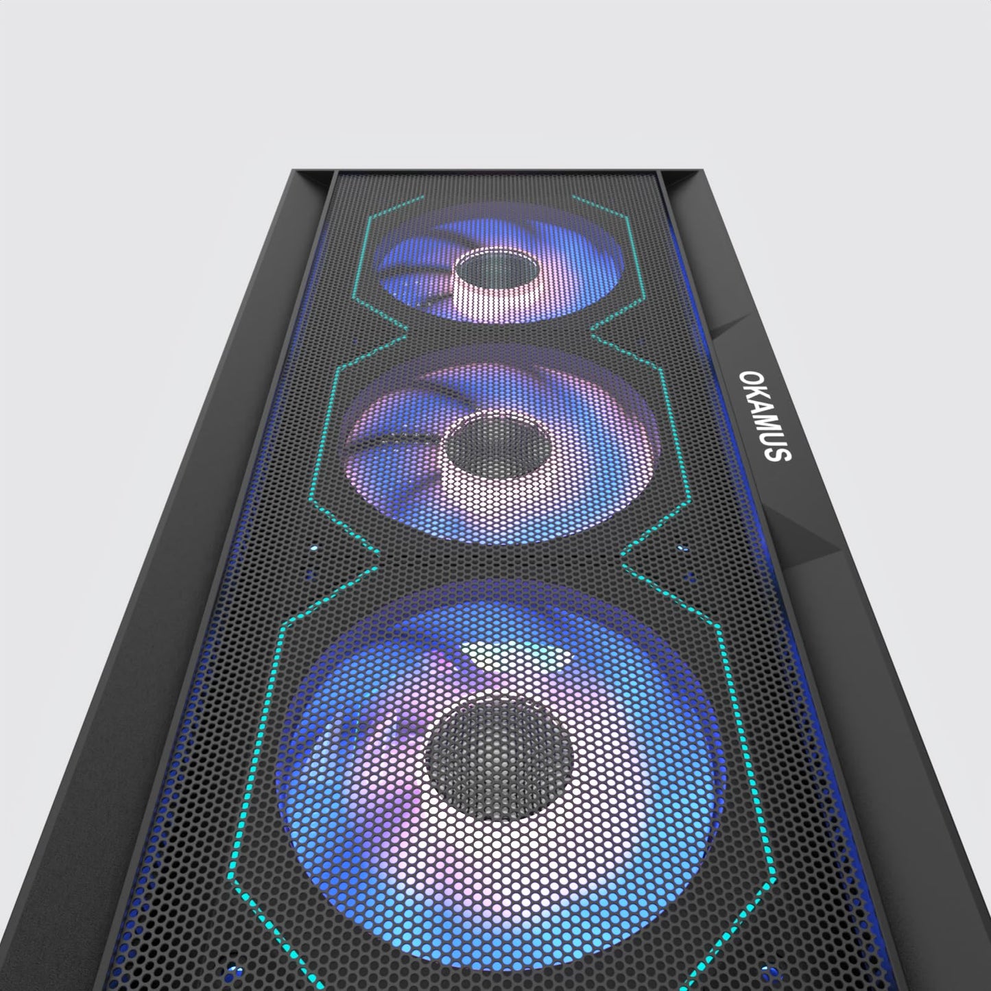 OKAMUS Gaming PC, i7 CPU, GTX 1660 Super 6GB Graphics, 512 GB M.2, 16 GB RAM Pre-Built Computer, RGB Fans x 4, Win 11 Home，WiFi 6 + 5.2/5.3, 550W PSU (i7+GTX 1660S+512GB+16GB)