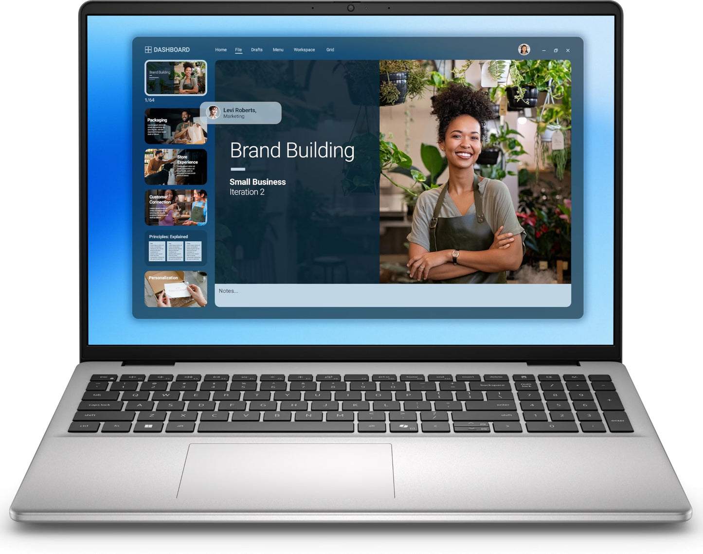 Dell 16 Touchscreen Laptop DC16251, Intel Core 7 150U(up to 5.4 GHz), 32GB DDR5, 1TB SSD, 16:10 2K（1920 x 1200 300 Nits Display, Win 11 Pro, Copilot Key, Fingerprint & Backlit KB