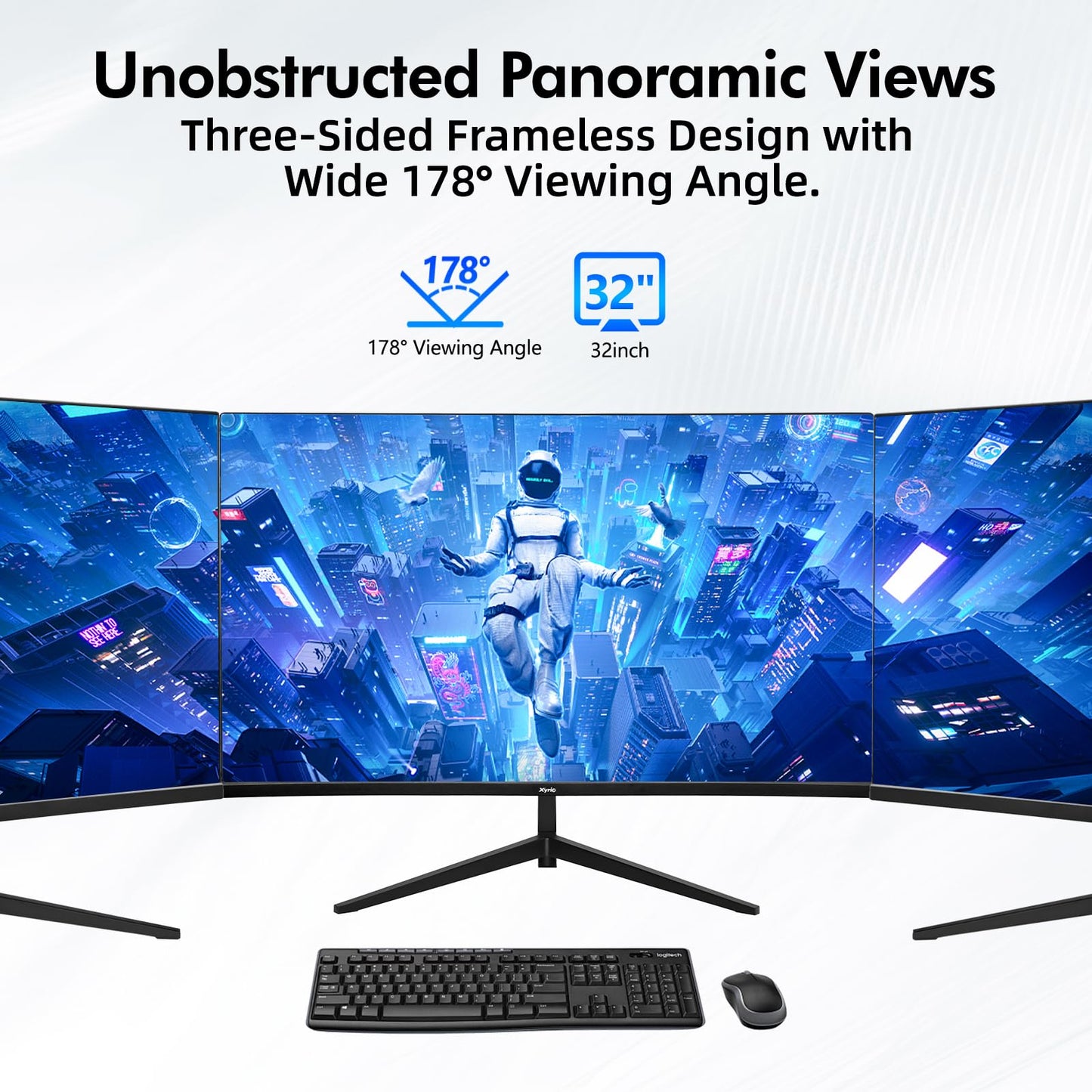 Computer Monitor, 4K Computer Monitor (3840 x2160) up to 120Hz, Gaming Monitor 32", Gaming Monitors w/ 99% sRGB, AMD FreeSync, IPS Panel,Computer Monitors w/ 1ms Display, VESA Mountable, Black