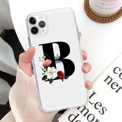 Flower Alphabet Phone Case