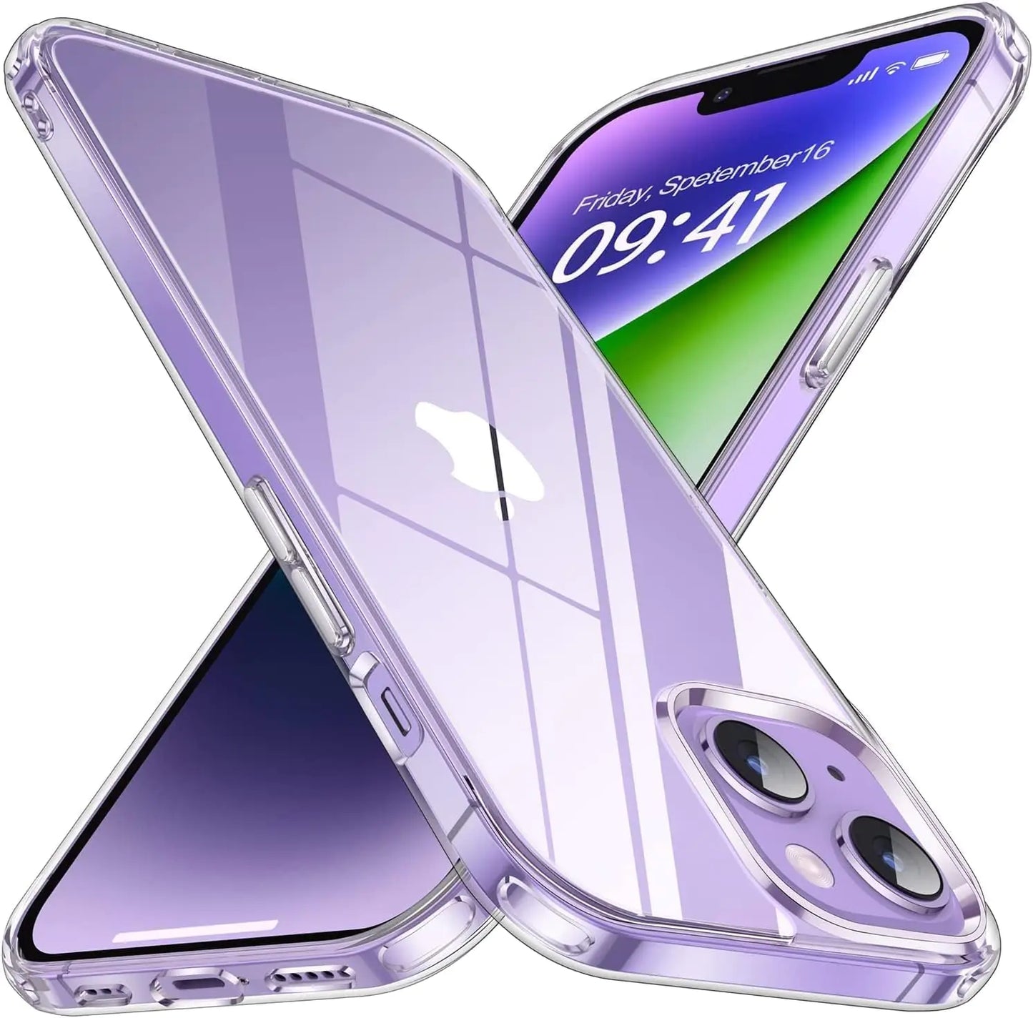AEDILYS iPhone Case Slim Shockproof HD Clear