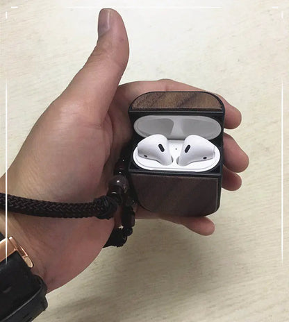 Wooden AirPods Case for 12th Generation Headphones