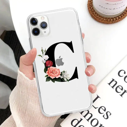 Flower Alphabet Phone Case