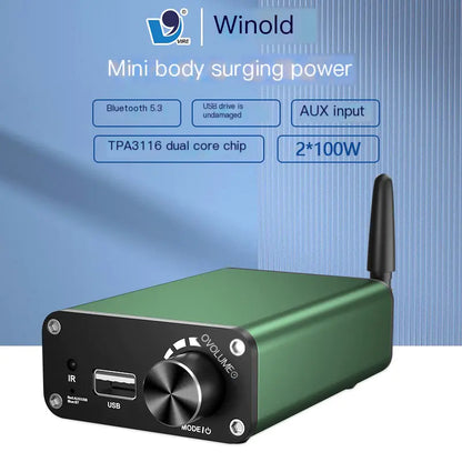 200W Mini Bluetooth Power Amplifier 2.0 Channel