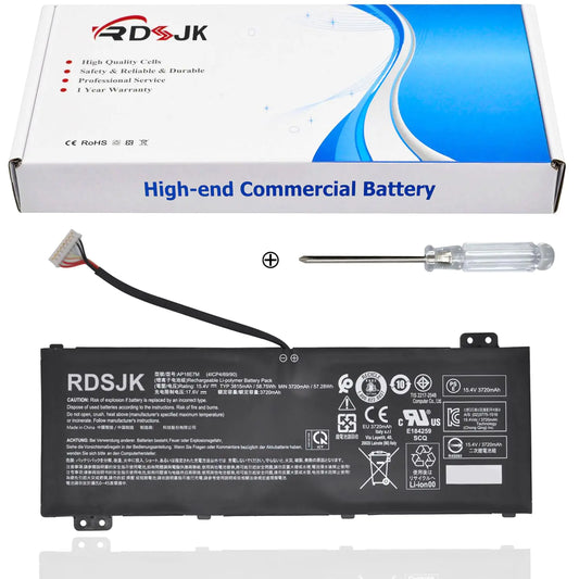 AP18E7M AP18E8M Laptop Battery for Acer Nitro 5 AN515-43 AN515-44 AN515-52 AN515-54 AN517-51 AN517-52 Nitro 7 AN715-51 Aspire 7 A715-74G Predator Helios 300 PH317-53 Triton 300 PT315-51 15.4V 58.75Wh