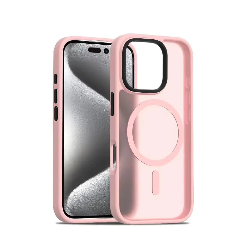KismetCase for iPhone 16 Case Matte Slim Matte Phone 16 Case for Apple Phone 16 with MagSafe 2024 (Rose Quartz Pink for iPhone 16 pro 6.3-inch)