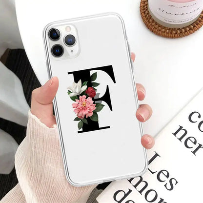 Flower Alphabet Phone Case