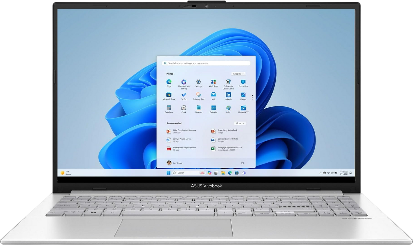 ASUS Vivobook 15.6" FHD PC Laptop|AMD Ryzen 5 7520U(Beat i7-1255U)|AMD Radeon Graphics|WIFI5|Cool Silver| 16GB RAM DDR5 | 512GB SSD | Windows 11 Home | Bundle with USB 3.0 Hub