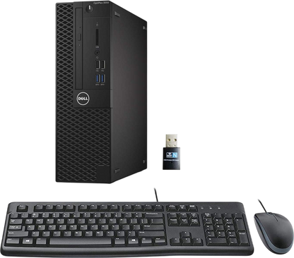USED Dell Optiplex 3050 SFF Desktop Computer PC, Intel Quad Core i5-6500 up to 3.6GHz, 16GB DDR4, 256GB SSD, WiFi, 4K Support, DP, HDMI, Windows 11 Pro 64 Bit