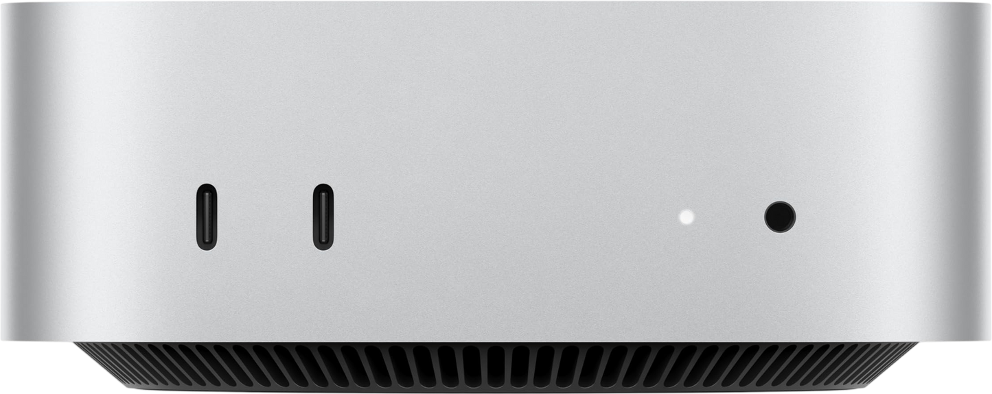 Apple 2024 Mac mini Desktop Computer with M4 chip with 10‑core CPU and GPU: Built for Apple Intelligence, 16GB Unified Memory, 256GB SSD Storage, Gigabit Ethernet. Works with iPhone/iPad