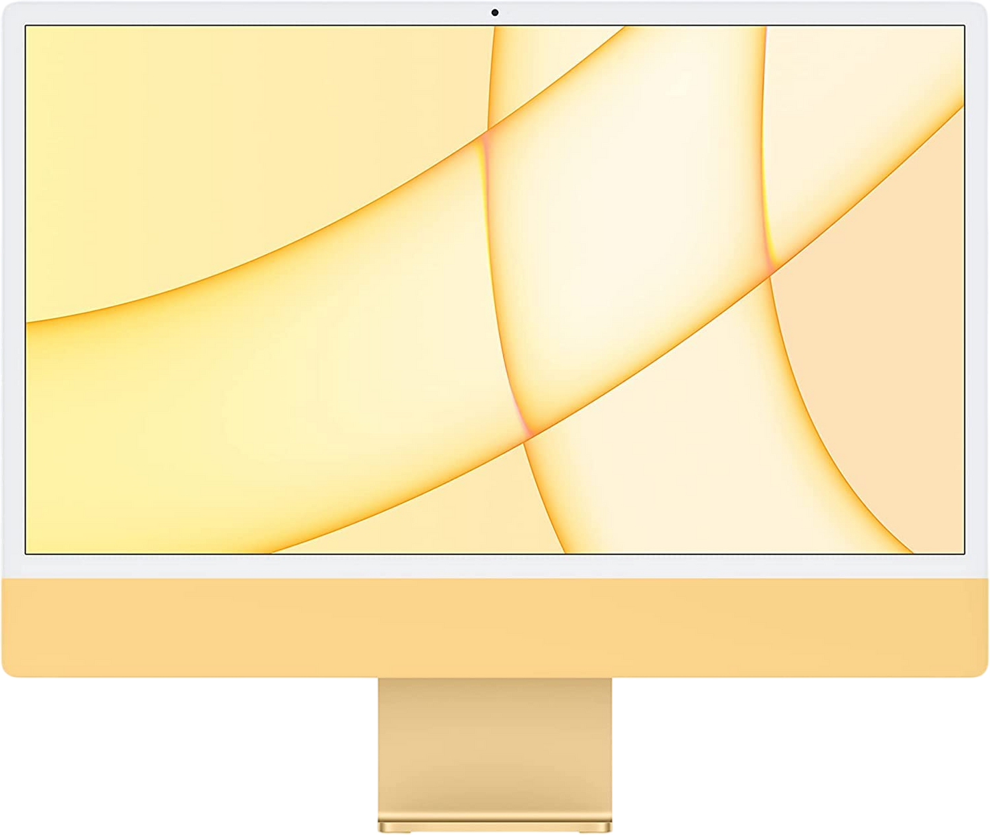 Refurbish Apple 2021 iMac with Apple M1 Chip with 8-core CPU, 24-inch, 8GB RAM, 512GB SSD Storage, Yellow