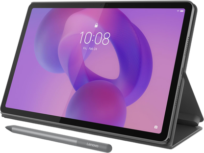 Lenovo Idea Tab - College Tablet - 11″ 2.5K IPS Touchscreen Display - 90Hz - MediaTek Dimensity 6300-4 GB Memory - 128 GB Storage - Integrated Arm Mali-G57 MC2 - Tab Pen and Folio Case
