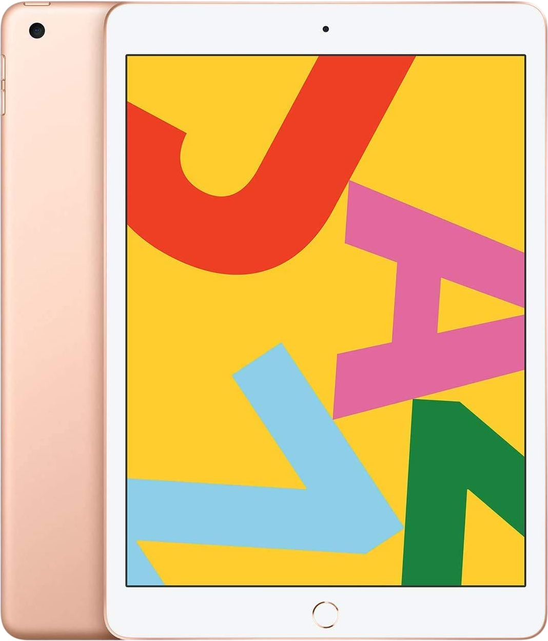 Apple iPad (10.2-Inch, Wi-Fi + Cellular, 128GB) - Gold (Latest Model) (Renewed)