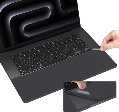 Palm Rest Cover Skin Compatible with Apple 2024 2023 MacBook Pro Space Black