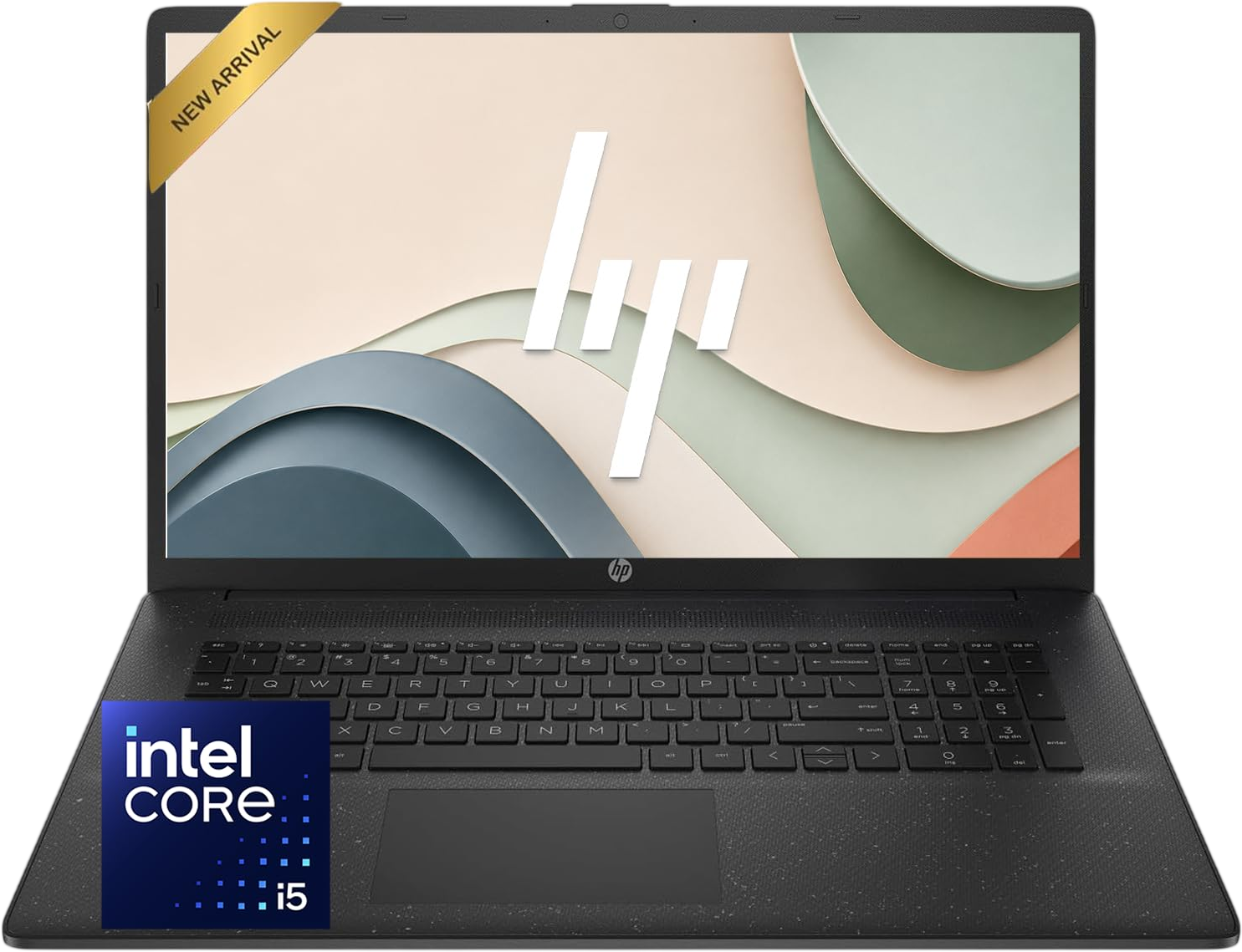 HP 17.3 Inch Business Laptop Computer, Intel Core 5 120U, 8GB RAM, 256GB SSD, WI-FI 6, 2026 Edition, Large Screen, Windows 11 with Office 365 for The Web