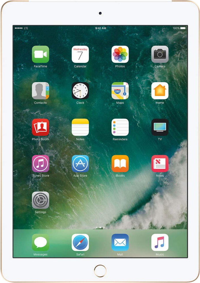 Apple 2017 iPad (9.7-inch, WiFi + Cellular, 32GB) - Gold (Renewed)