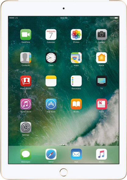 Apple 2017 iPad (9.7-inch, WiFi + Cellular, 32GB) - Gold (Renewed)