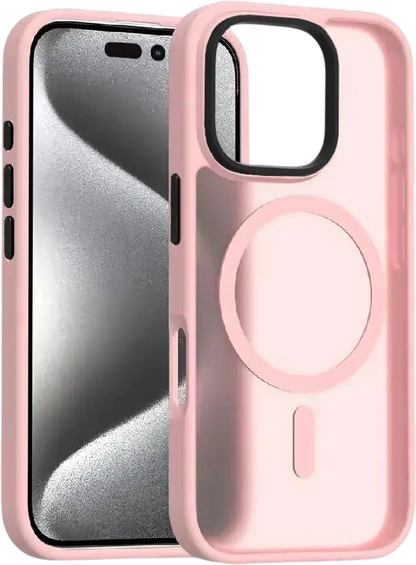 KismetCase for iPhone 16 Case Matte Slim Matte Phone 16 Case for Apple Phone 16 with MagSafe 2024 (Rose Quartz Pink for iPhone 16 pro 6.3-inch)