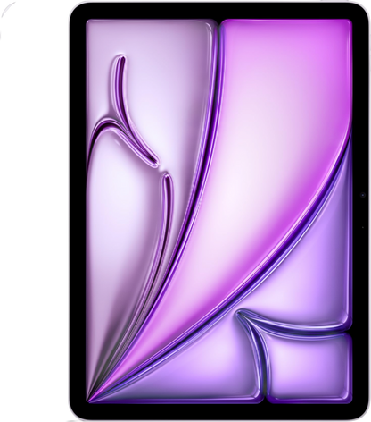 Apple iPad Air 11-inch with M3 chip Built for Apple Intelligence, Liquid Retina Display, 512GB, 12MP Front/Back Camera, Wi-Fi 6E, Touch ID, All-Day Battery Life — Purple