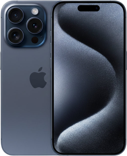 Apple iPhone 15 Pro Max, 256GB, Blue Titanium - Unlocked (Renewed)