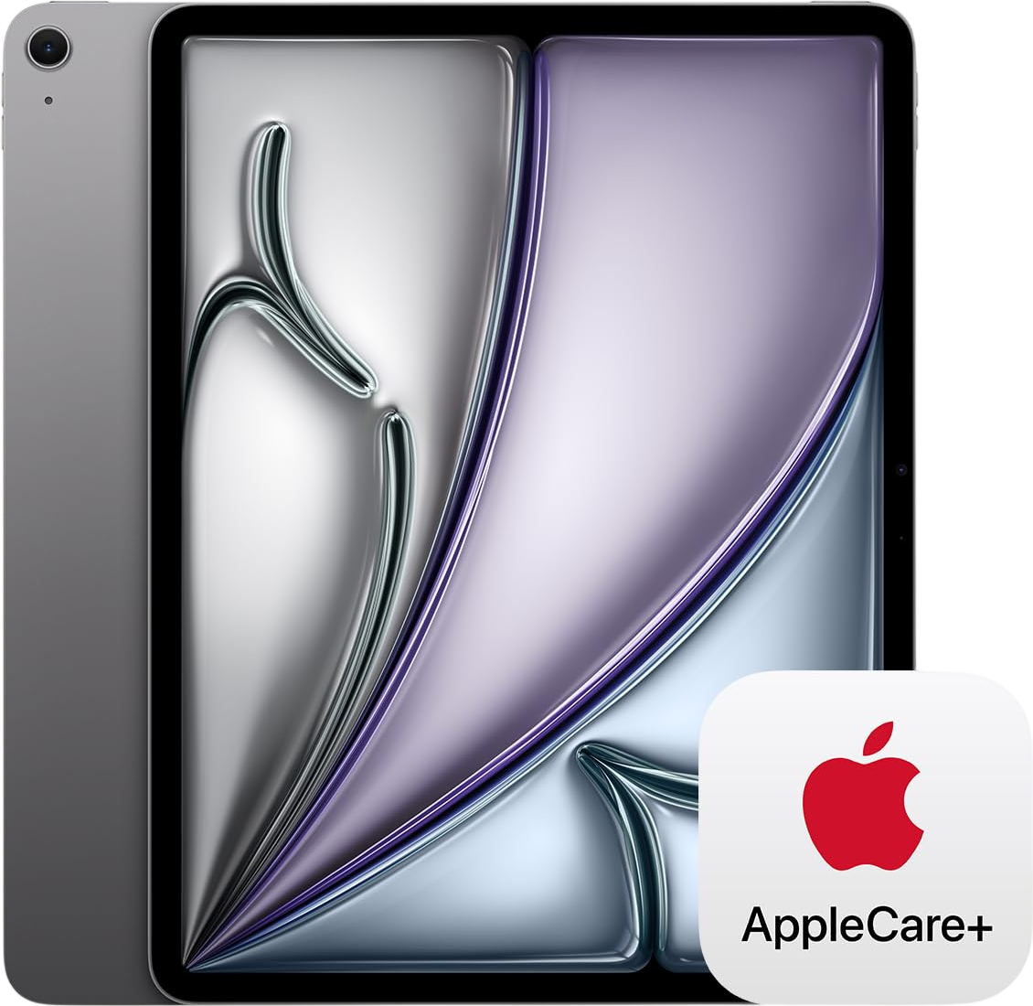 Apple iPad Air 13-inch with M3 chip Built for Apple Intelligence, Liquid Retina Display, 256GB, 12MP Front/Back Camera, Wi-Fi 6E, Touch ID, All-Day Battery Life — Space Gray with AppleCare+ (2 Years)