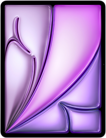 Apple iPad Air 13-inch with M3 chip Built for Apple Intelligence, Liquid Retina Display, 128GB, 12MP Front/Back Camera, Wi-Fi 6E, Touch ID, All-Day Battery Life — Purple