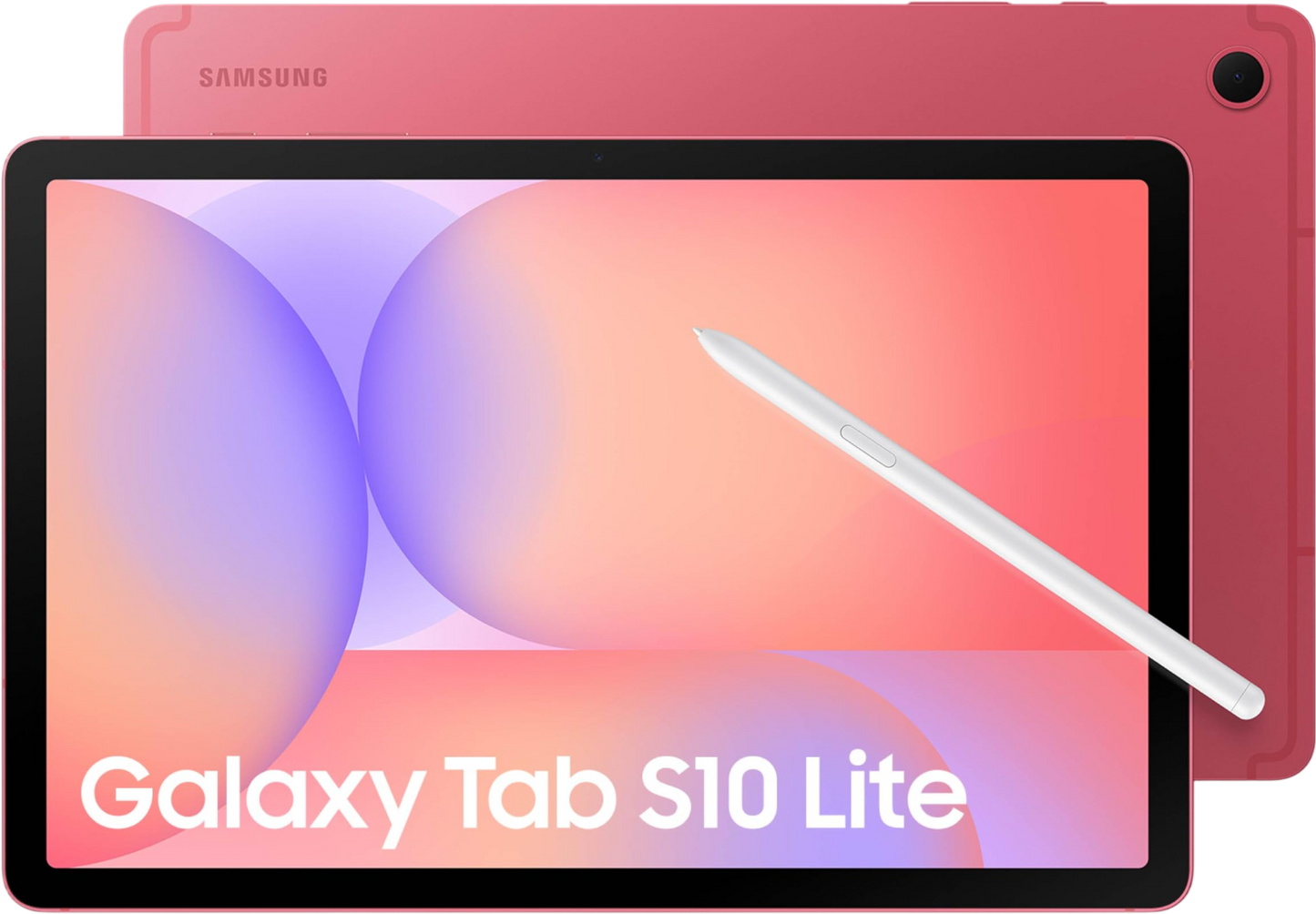 Samsung Galaxy Tab S10 Lite, 8GB RAM, 256GB, 2TB Expand, Long Battery Life, 10.9” LCD, S Pen for Note-Taking, Exynos 1380, Circle to Search, AI Tools, Coral Red