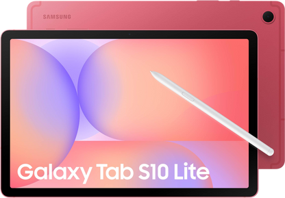 Samsung Galaxy Tab S10 Lite, 8GB RAM, 256GB, 2TB Expand, Long Battery Life, 10.9” LCD, S Pen for Note-Taking, Exynos 1380, Circle to Search, AI Tools, Coral Red
